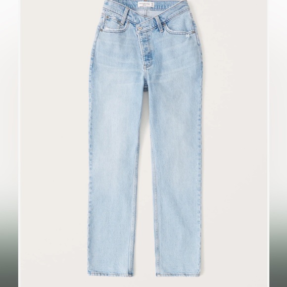 NWOT A&F High Rise Dad Jeans Size 27 - Picture 1 of 5